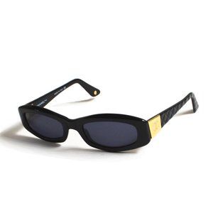Authentic Chanel Vintage Black Sunglasses 90s style